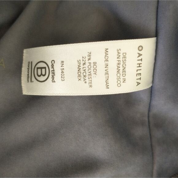 Athleta Elation 7/8 Tight Legging Wmn's Sz S Gray White Tie Dye Athletic pants - Picture 8 of 13